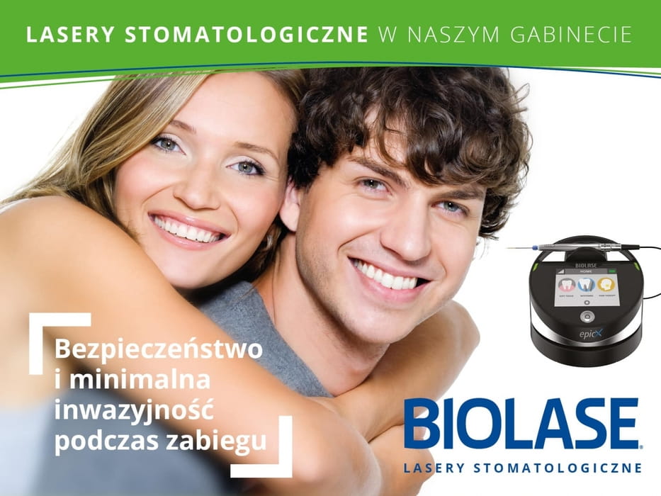 Zabieg z użyciem lasera stomatologicznego w gabinecie Trio-Dent